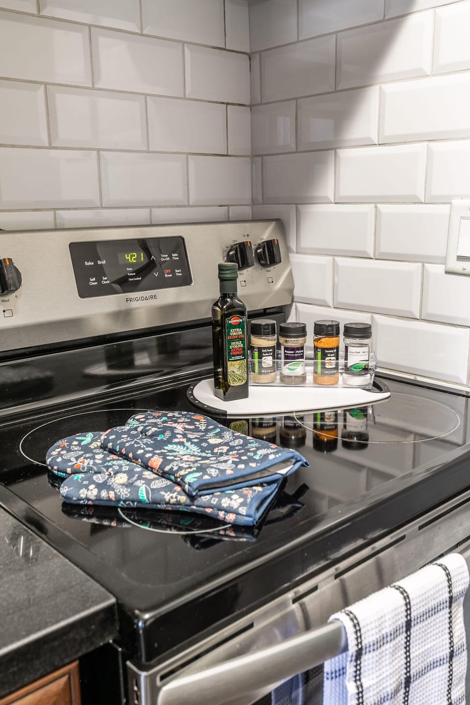 Well-Equipped Stove With Cooking Essentials