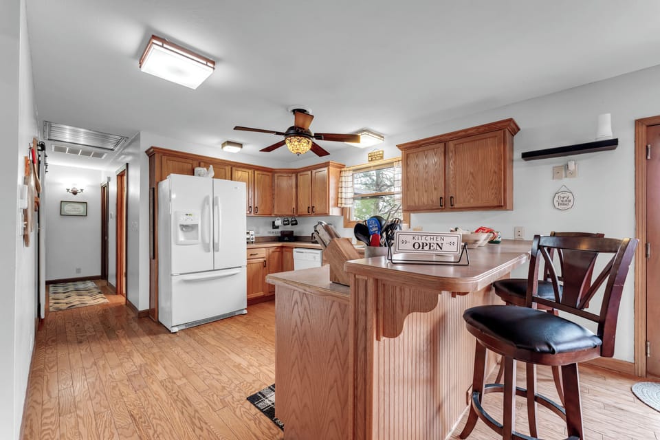 Well stocked kitchen