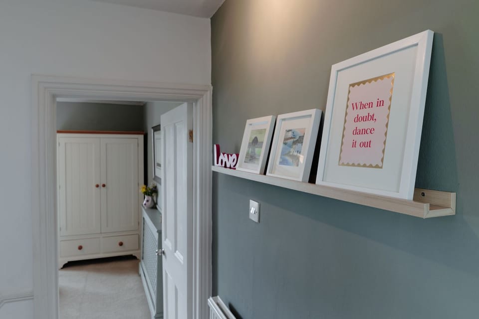 Hallway leading to the bedrooms