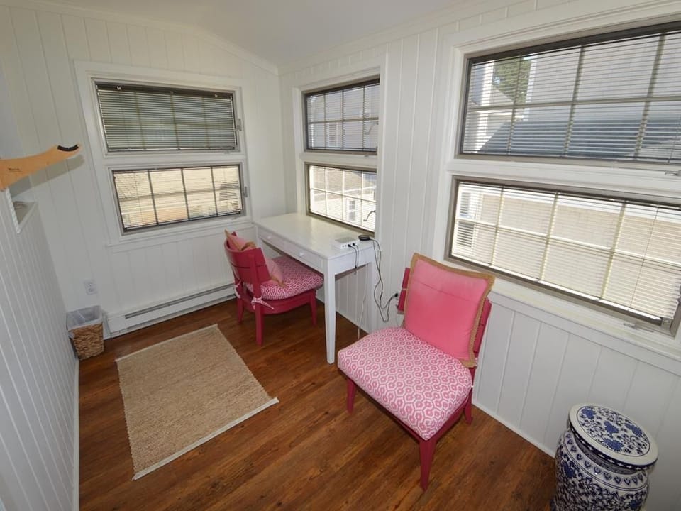 Work from home space off of the kitchen
