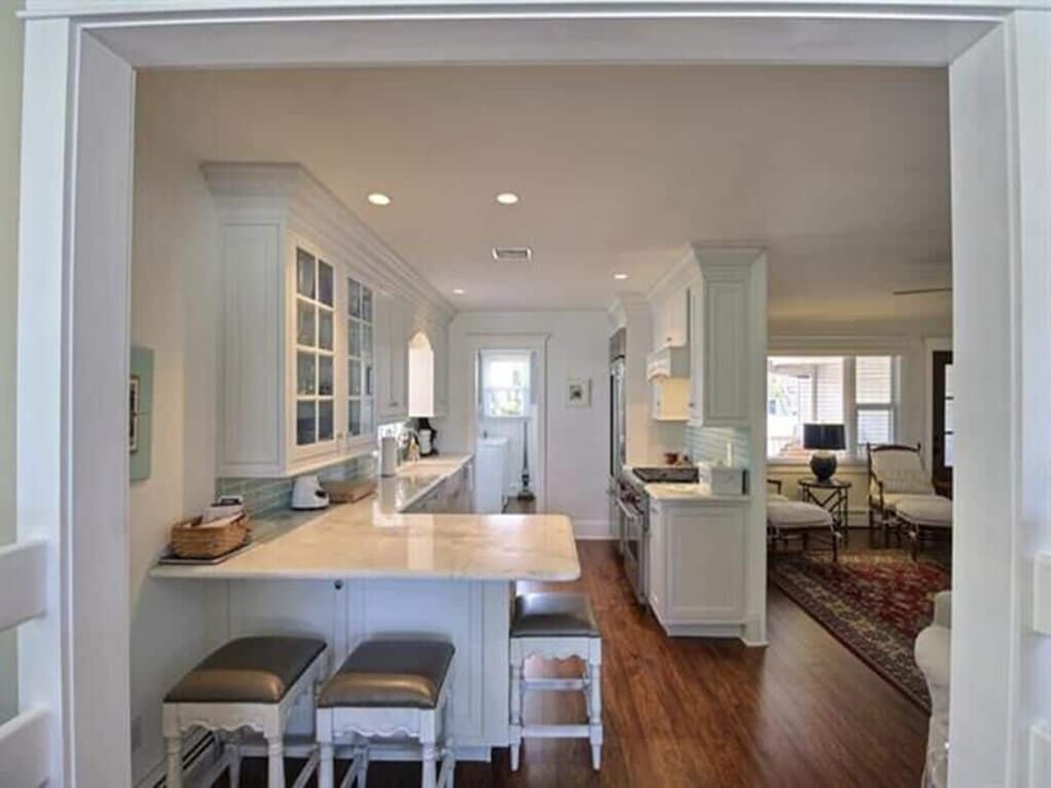 View from dining area