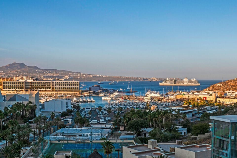 View of the marina