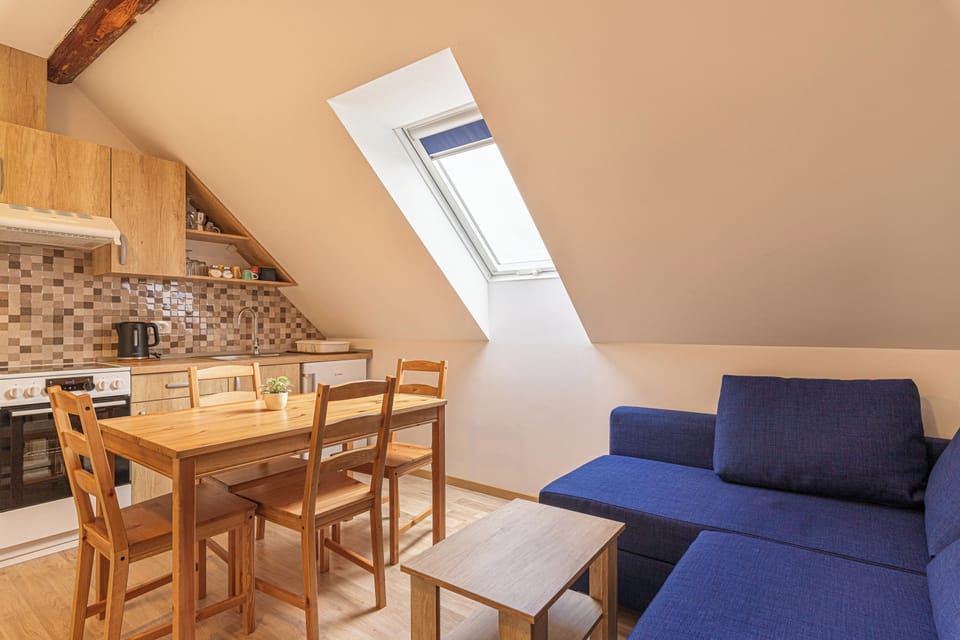 Kitchen and dining area