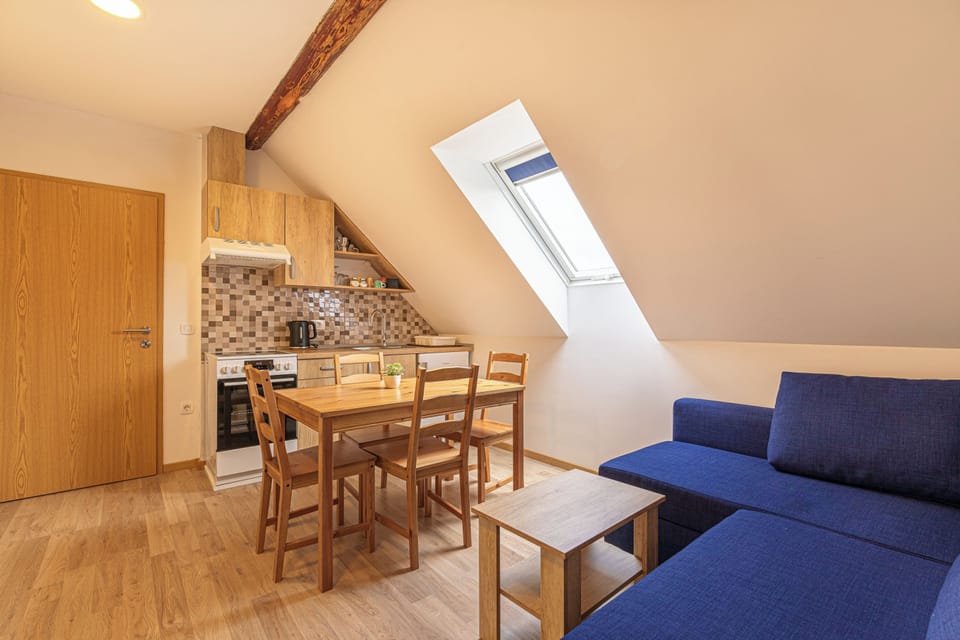 Kitchen and dining area