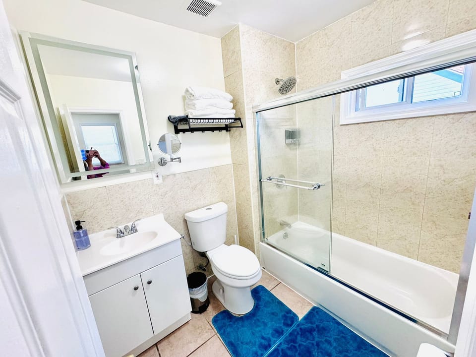 Your own little spa retreat — clean, calm, and ready to refresh you.