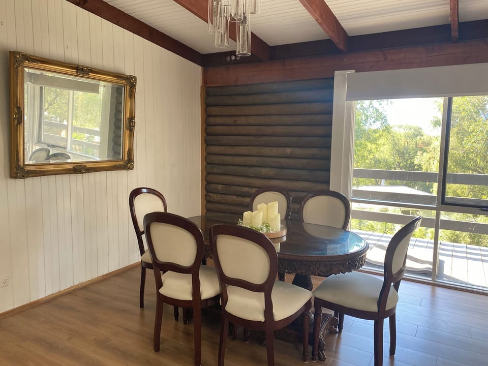 Dining space off kitchen area