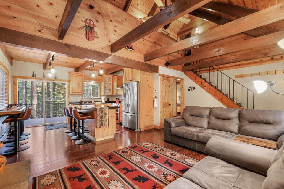 Open concept cabin vibe
