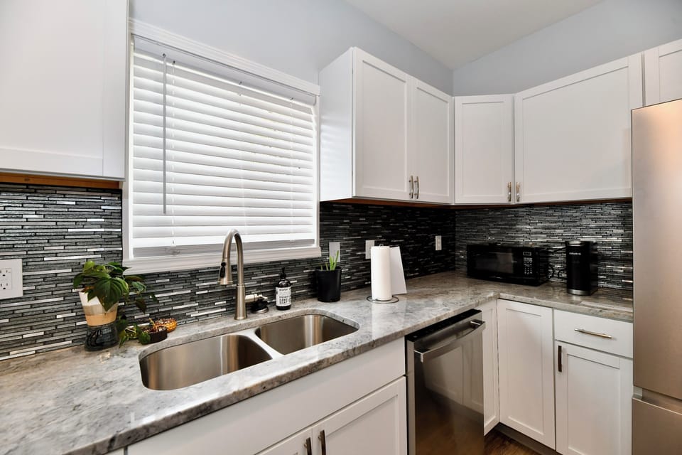 Fully stocked kitchen with all your cooking and baking essentials for your stay.