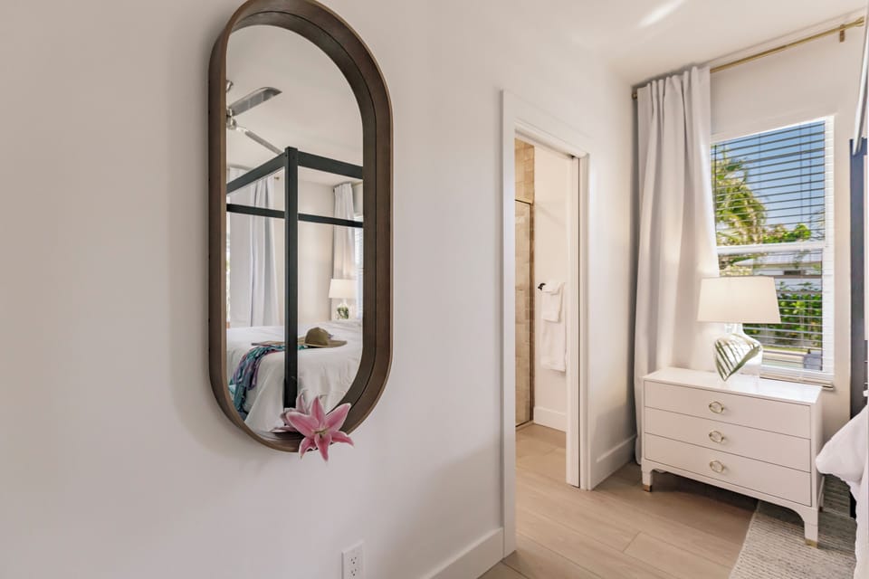 Main master bedroom and private bathroom