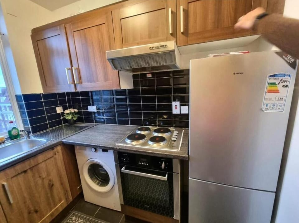 This photo represent the kitchen of the property. 