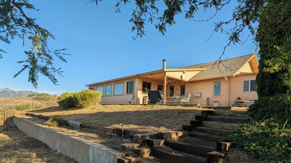 Property exterior, rear patio