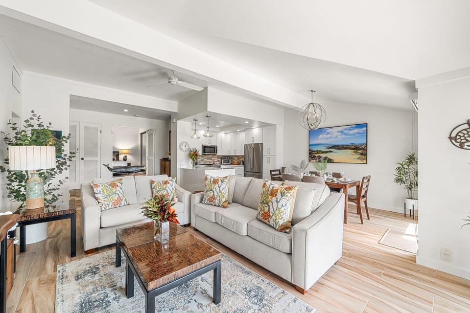 Bright and spacious living area with modern decor, offering comfort and style. Enjoy the open layout with scenic views from every angle.
