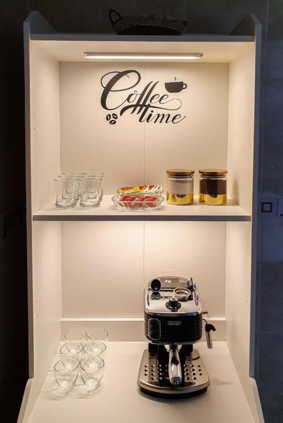Coffee-corner in kitchen