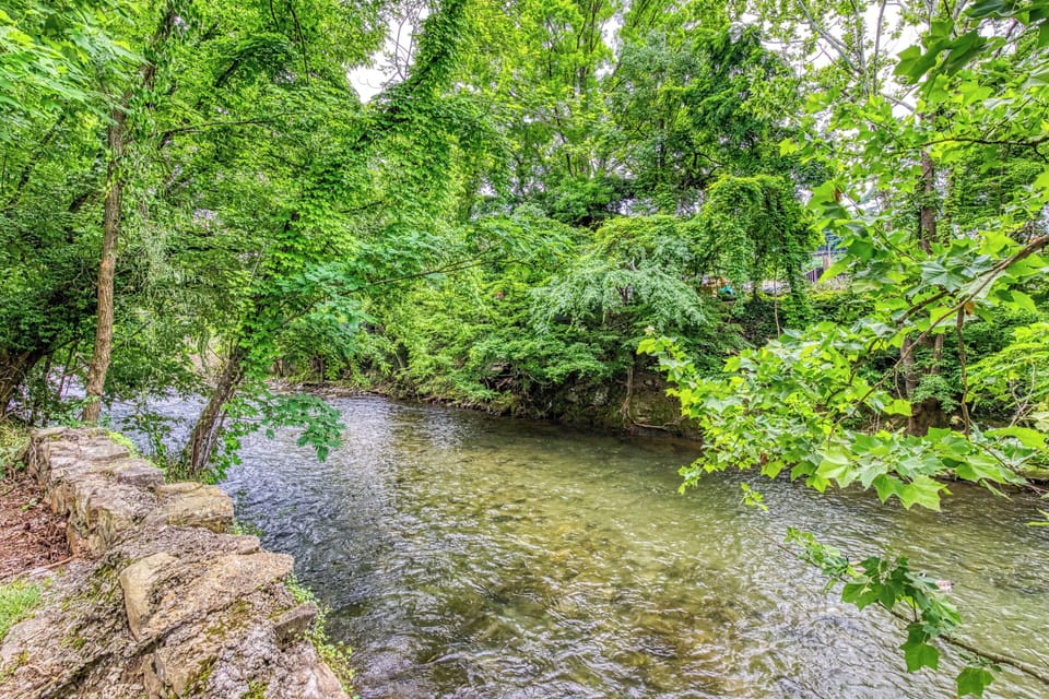 Vacation Rental in Downtown Pigeon Forge "River Cottage" - Located on the shore of the Little Pigeon River