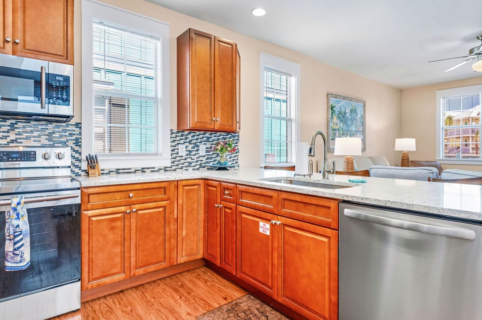 A starter supply of amenities are provided. Depending on the length of stay, additional amenities may need to be purchased.