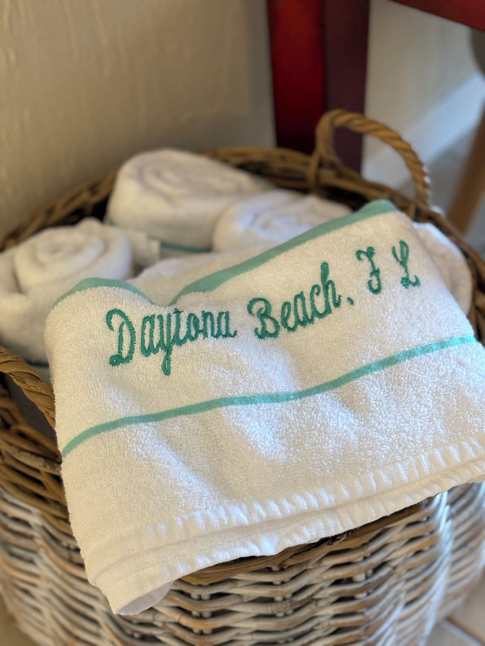 Beach towels provided