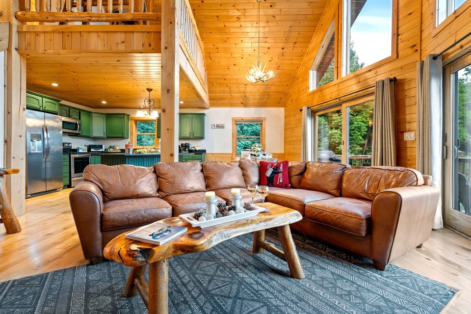 Sink into our plush, comfy sofa and unwind in style and relaxation.