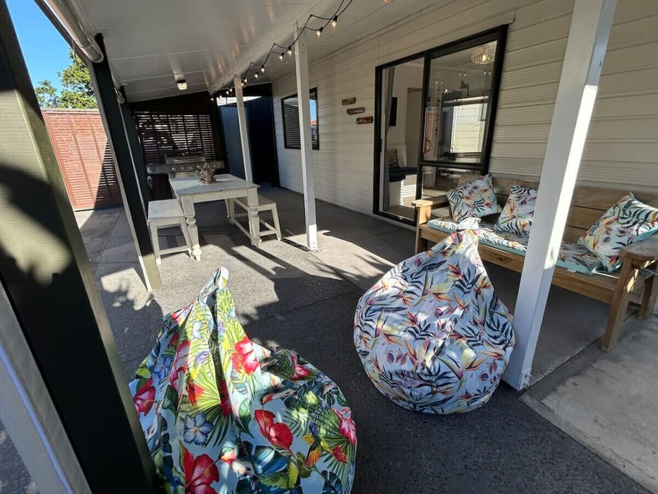 Outdoor patio area