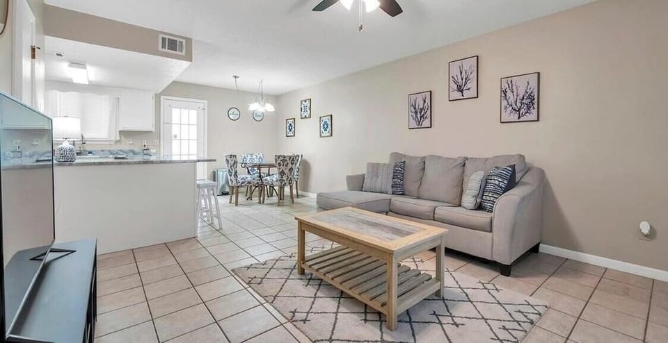 Living room with sleeper sofa