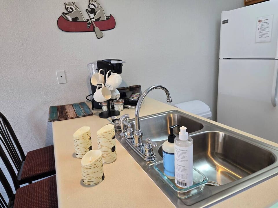 Sink and Coffee Station