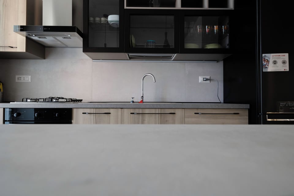 La cucina contemporanea è il cuore della casa.