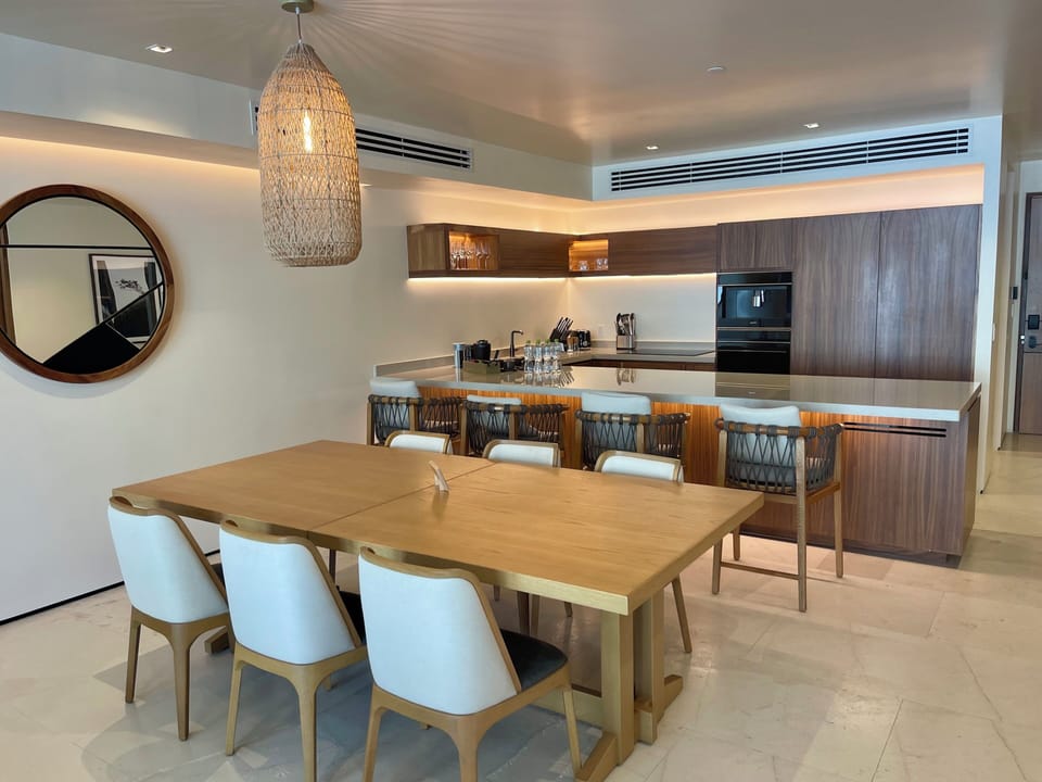 Dining in an option with full kitchen ...everything you need for gourmet cooking