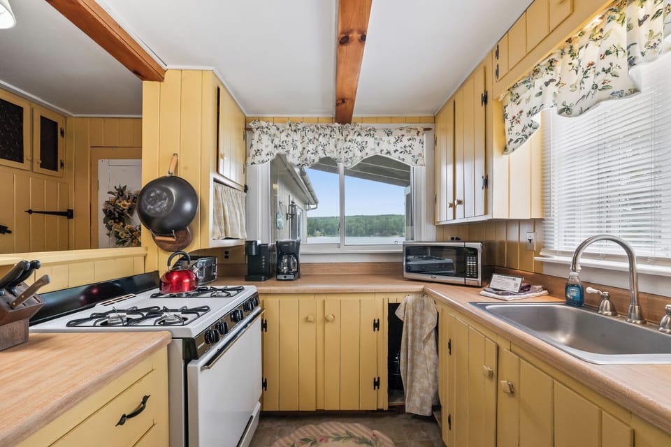 Kitchen - View of Rangeley Lake!