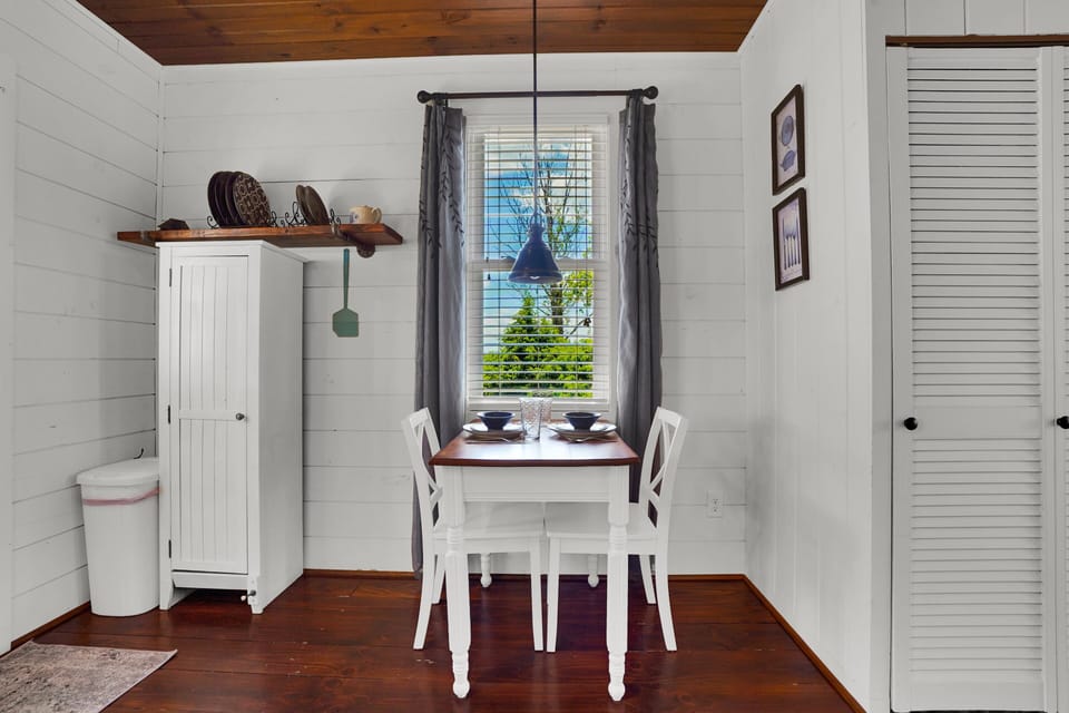 Enjoy breakfast at this sweet table for 2!