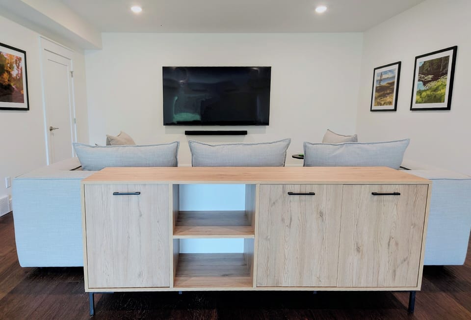 Toys provided in this cabinet, including Legos