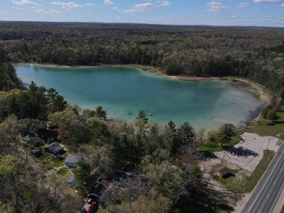 Drone view of Government Lake