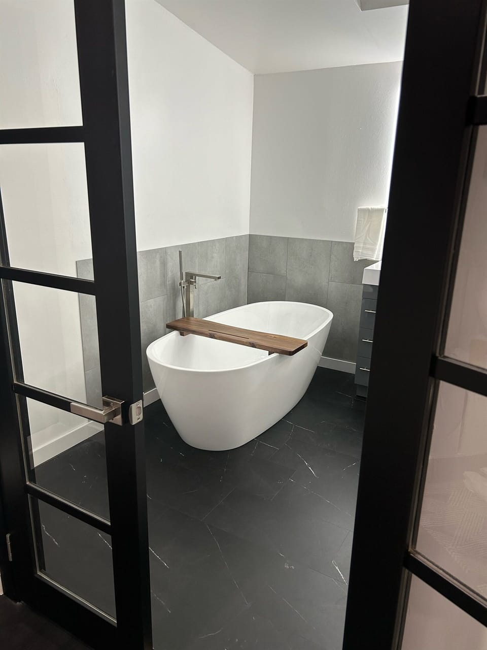 Soaking Tub in Master Bathroom
