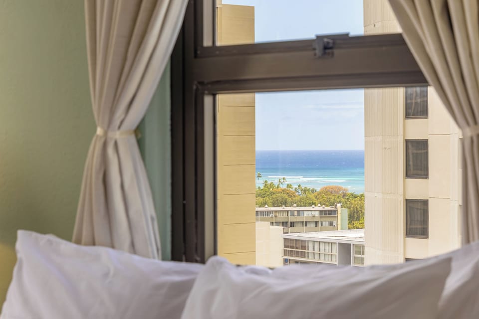 Ocean view from your bedroom.