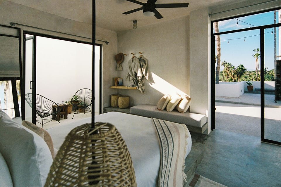 Wake to sunlit breezes with terrace doors wide open.