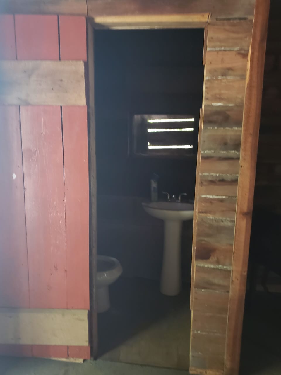 Outhouse bathroom