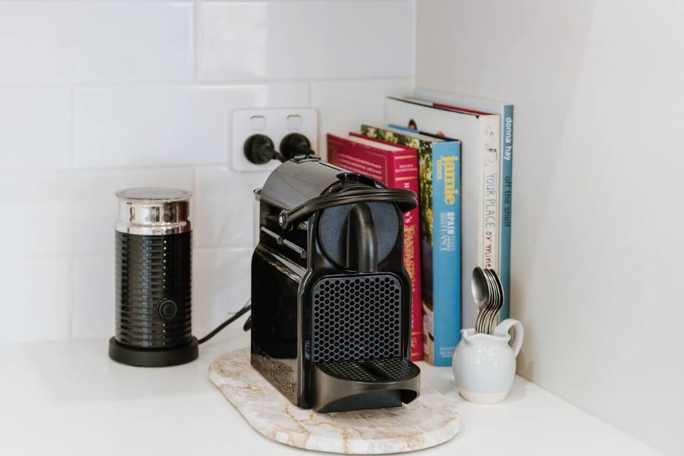 Start your morning right with a fresh cup of coffee or a soothing tea.