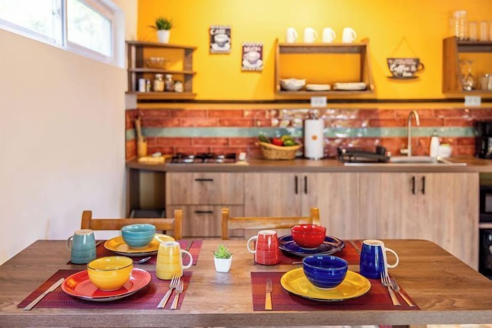 equipped kitchen