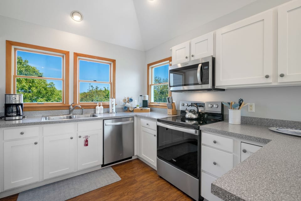 well-equipped kitchen