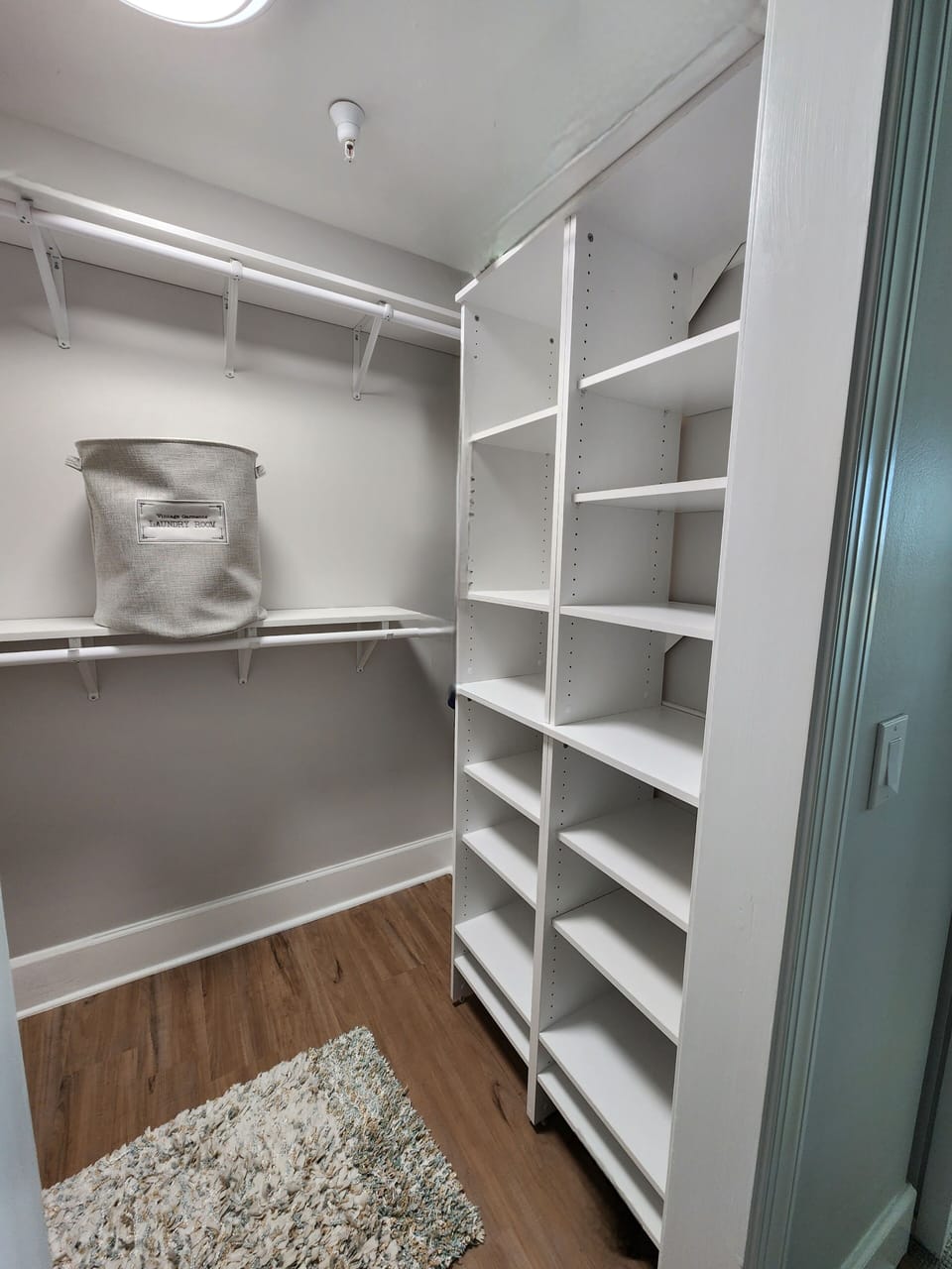 Bedroom 1 walk-in closet right side storage