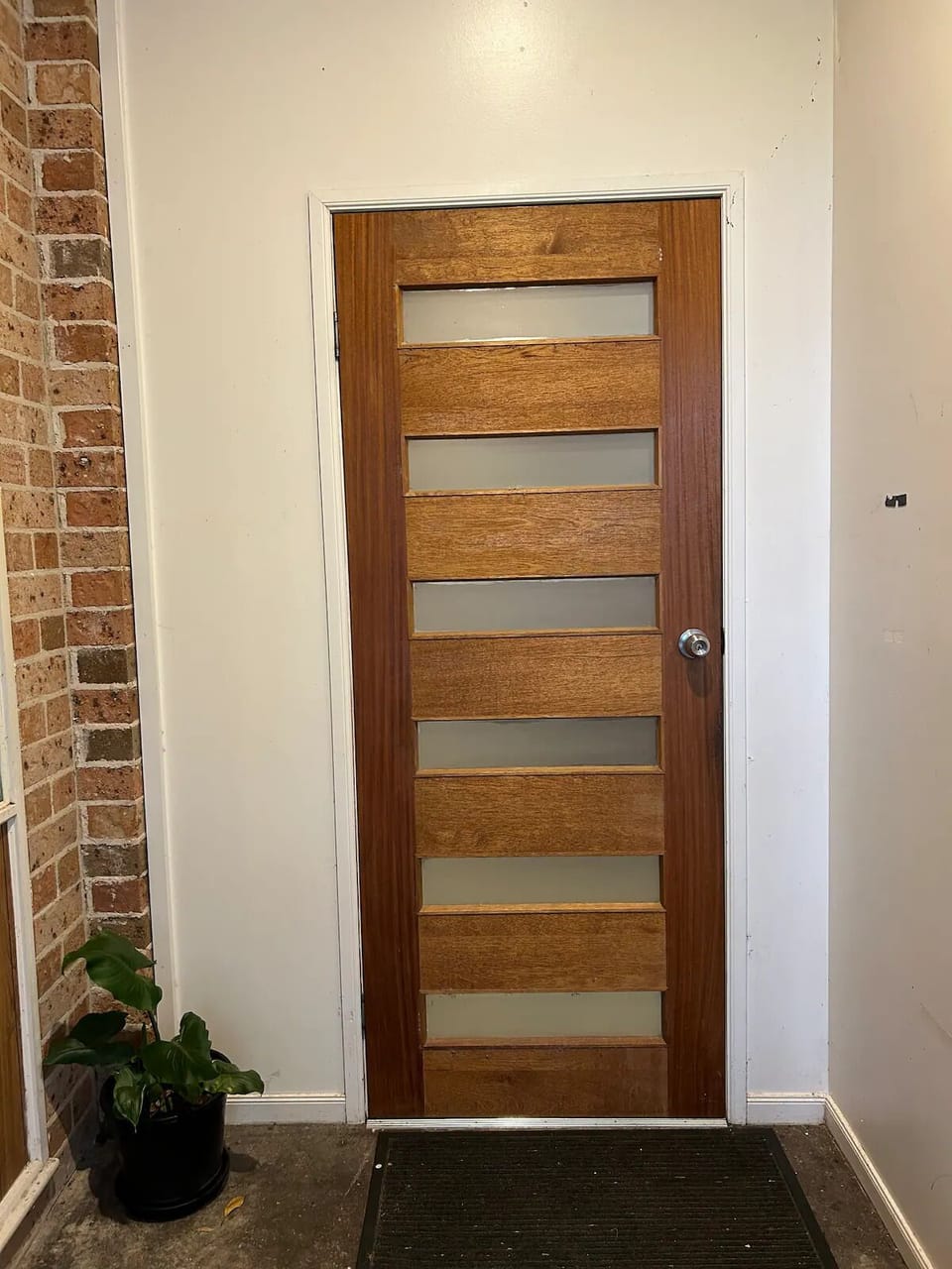 Front door to the unit