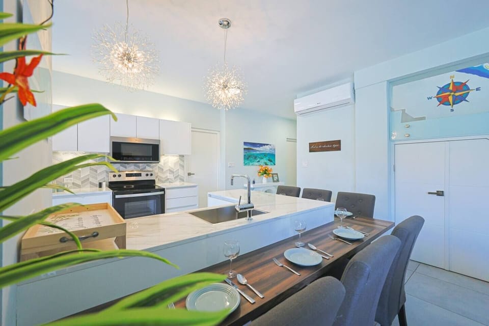 Cook and Dine Comfortably in the Fully Equipped Kitchen