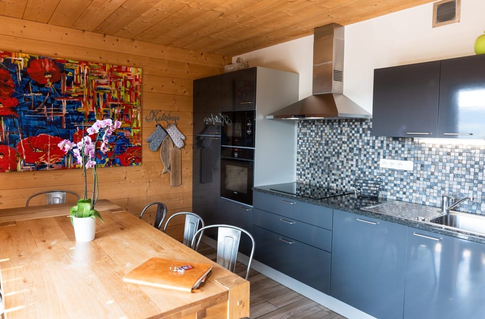 Kitchen at Le Renard chalet