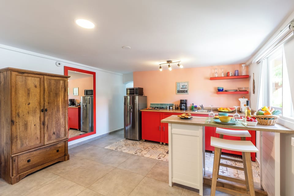 Panoramic view of the kitchen