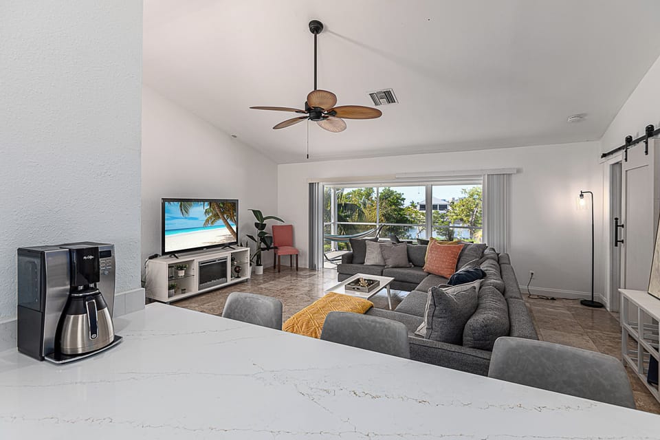 Spacious living area.