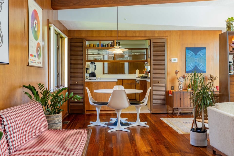 Decorated with simplicity and warmth.