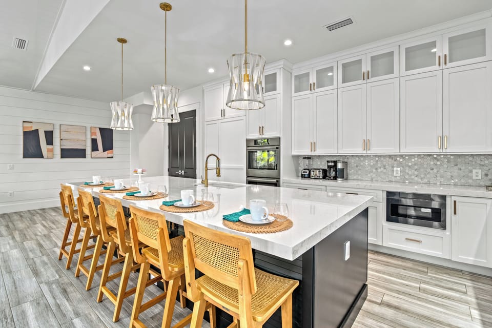 Cook, chat, and gather in your chef-inspired kitchen.