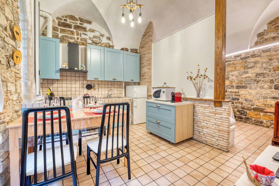 Kitchen and dining area