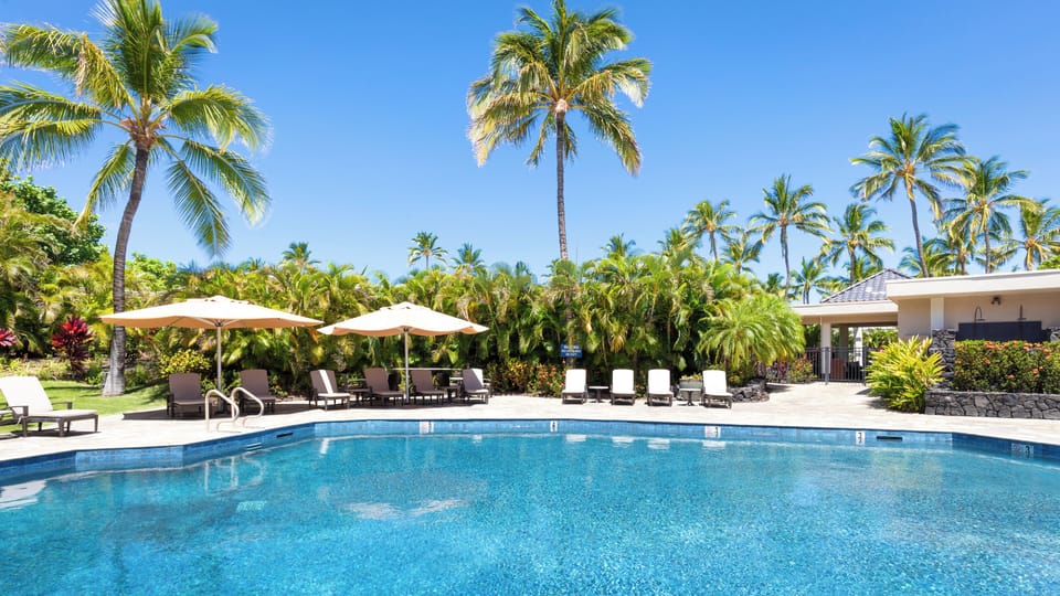 Mauna Lani Point Recreation Complex heated pool, spa and sauna