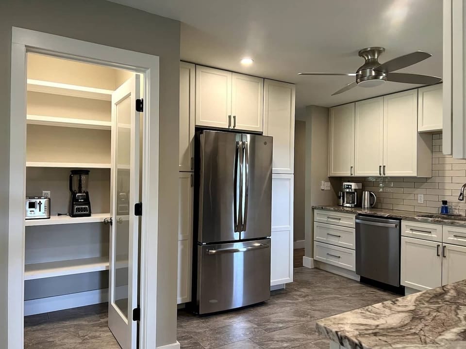 Huge pantry for extra storage.