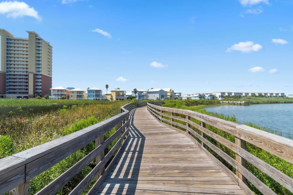 Boardwalk Along the Lagoon