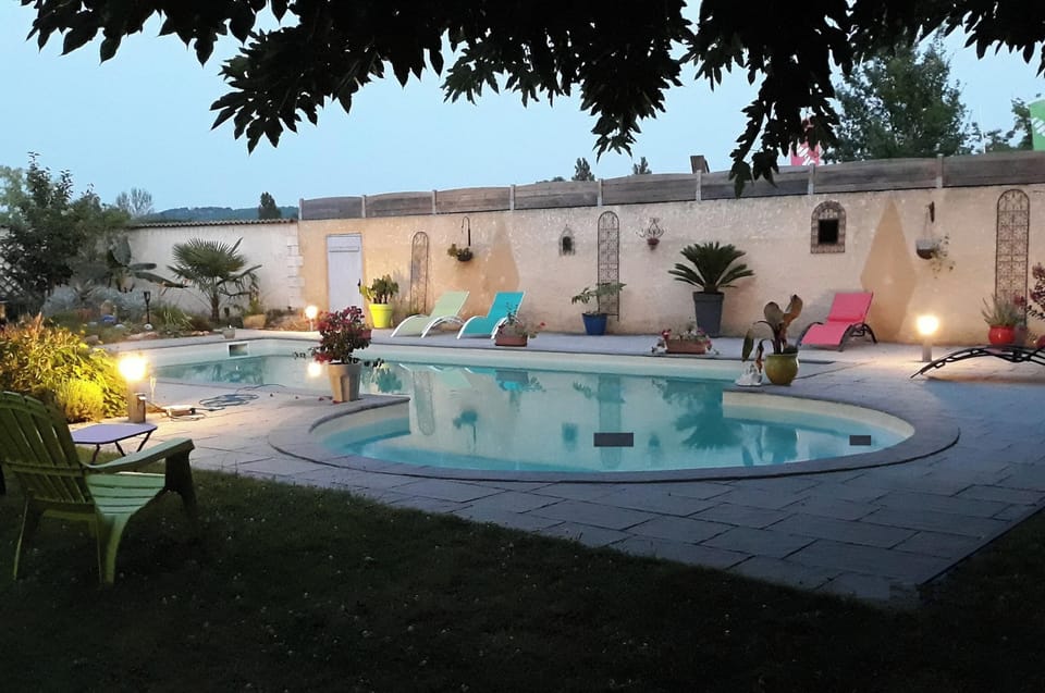 Swimming pool view